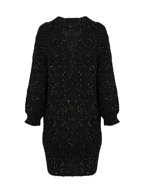 Cardigan in cotone Nero con paillettes FAY | NMWC1505950 XAYB999